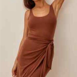 Reformation Sleeveless Wrap Dress